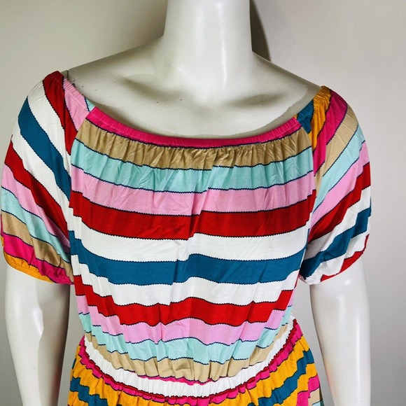 New Lane Bryant Womans Sz 14/16 Convertible Top Plus Stripes NWT - Picture 5 of 9